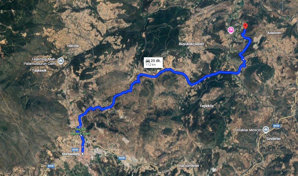  DURSUNBEY ADAÖREN KÖYÜNDE 2.633 M²  TARLAMIZ SATILIKTIR. - BALIKESİR DURSUNBEY fotoğraf 4